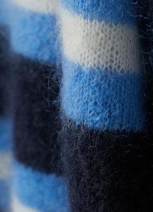 Стильный и теплый свитер от h&m премиум! мохер и шерсть! оверсайз.7 фото