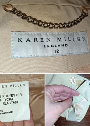 Плащ / тренч всесвітньо відомого бренду karen millen10 фото