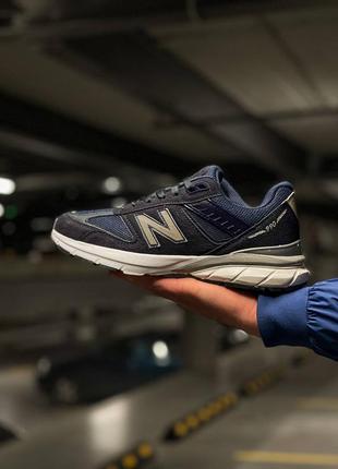 New balance 990 v5 navy4 фото