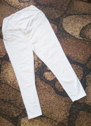 Білі джинси для вагітних.3 фото