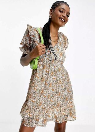 Платье influence с цветочным принтом в стиле ретро2 фото