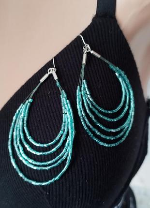 Серьги из бисера
