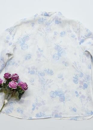 Блуза льняная, туника marks & spencer, лен.5 фото