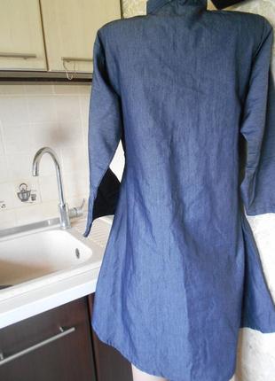 #акция 1+1=3 #kanzah fashion# джинсовое платье с вышивкой#8 фото