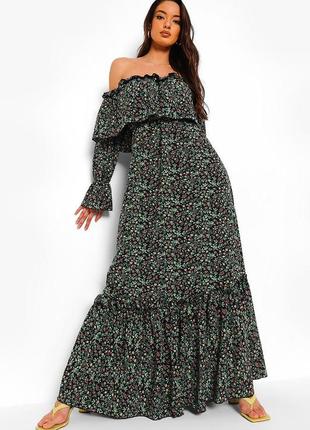 Плаття з принтом квітів boohoo