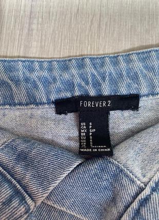 Джинсовая юбка forever 214 фото