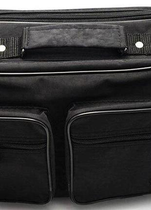 Мужская сумка барсетка через плечо папка портфель а4 черная2 фото