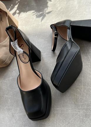 Туфлі чорні жіночі тренд сезону / в наявності