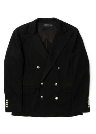 Polo ralph lauren knit double breasted blazer