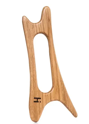 Шкребок-масажер гуаша для обличчя та тіла дерев’яний лань hillary wooden gouache massager for face1 фото