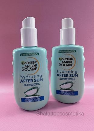 Спрей после загара увлажняющий garnier ambre solaire