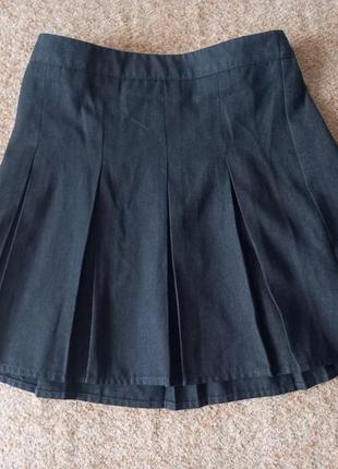 Фирменная школьная юбка 4-5лет1 фото