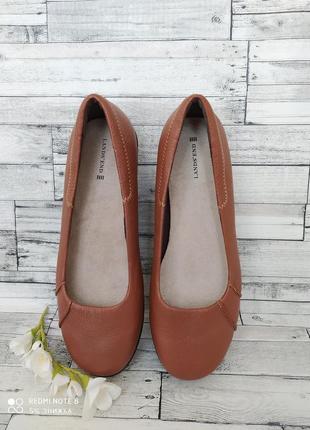 Фірмові туфлі, шкіряні балетки lands end 36р