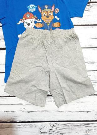 Комплект костюм дитячий футболка шорти піжама дитяча шортами на хлопчика щенячий патруль літо3 фото