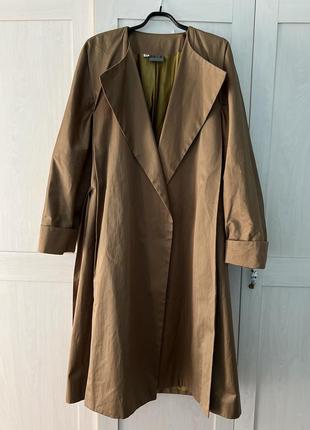 Тренч с плечиками в стиле max mara chloe