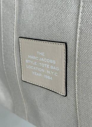 Сумочка marc jacobs tote bag textile light beige 4