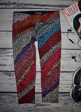 S женские яркие модные фирменные спортивные бриджи легинсы лосины для занятий спортом6 фото