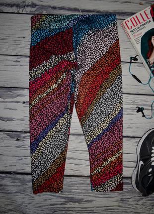 S женские яркие модные фирменные спортивные бриджи легинсы лосины для занятий спортом4 фото