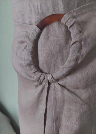 Лляная юбка zara юбка из льна3 фото