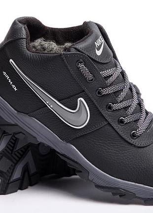 Кросівки шкіряні зимові nike snow grip3 фото