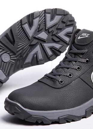 Кросівки шкіряні зимові nike snow grip6 фото
