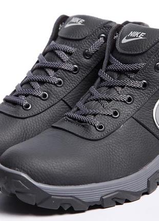 Кросівки шкіряні зимові nike snow grip8 фото