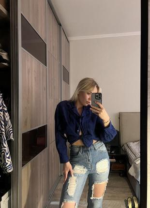 Джинсы порванные, джинсы с дирками, новые boohoo