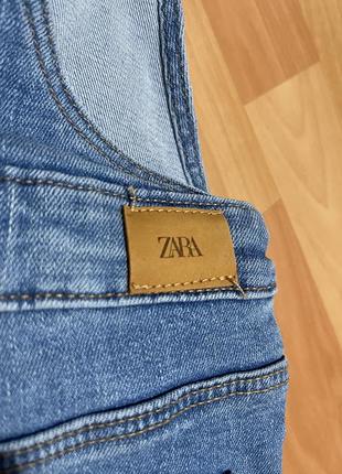 Джинсовый комбинезон для девочки tm zara рост 1406 фото