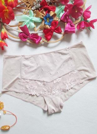 Шикарные трусики хипстеры с кружевом m&s 🌺💜🌺