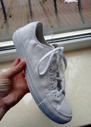 Кожаные кроссовки converse