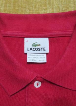 Футболка поло lacoste оригінал3 фото