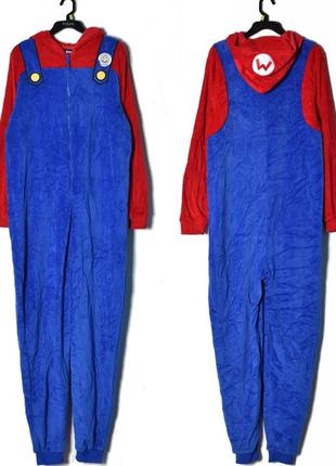 Детский кигуруми, пижама, костюм марио на 3-4, 5-6, 7-8, 9-10 лет