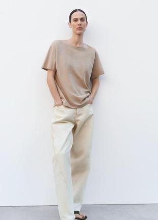 Premium футболка бавовна льон zara