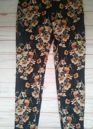 Шикарні штани з квітковим принтом6 фото