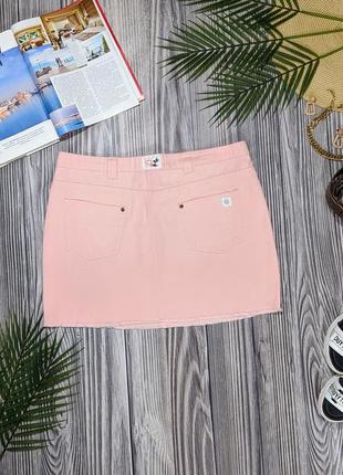 Нежно-розовая короткая джинсовая юбка ocean pacific #8342 фото