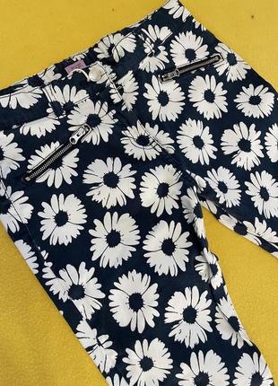 Крутезні літні джинси у квіточкиf&f3 фото