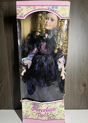 Коллекционная, сувенирная фарфоровая кукла porcelain doll 50см
