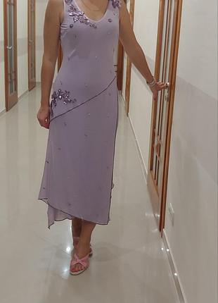 Платье шифоновое с паетками next 38р.