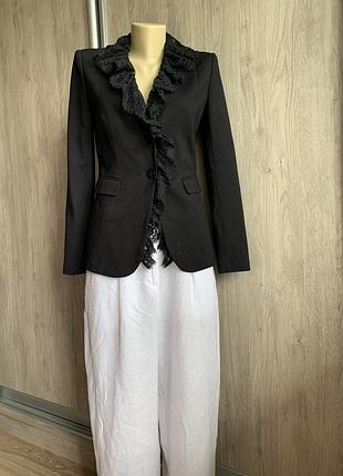 Twin set шикарный жакет с кружевом