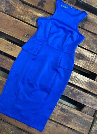 Женское платье-миди atmosphere (атмосфера лрр идеал оригинал синее)1 фото