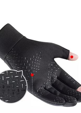Мужские сенсорные перчатки, велосипедные, для рыбалки2 фото
