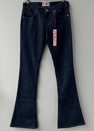 Florucci bootcut jeans джинсы клеш легкие оригинал итальяния новые made in italy модные трендовые широкие низкая посадка