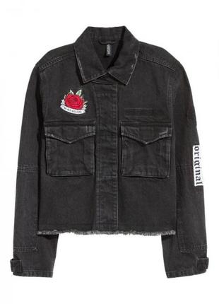 Джинсовая куртка h&m