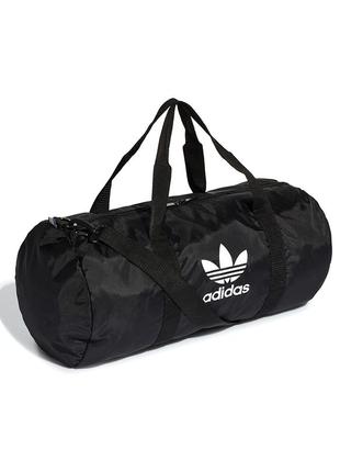 Adidas originals adicolor duffle ed7392 спортивна сумка в зал оригінал чорна