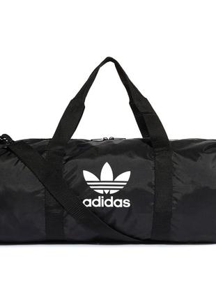 Adidas originals adicolor duffle ed7392 спортивная сумка в зал оригинал черная5 фото