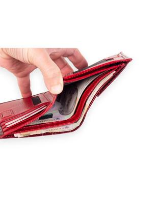 Жіночий гаманець шкіряний червоний karya 1065-085 фото
