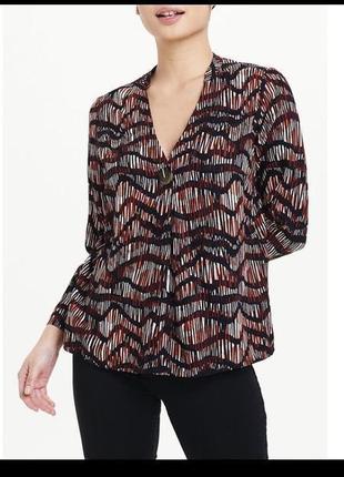 Віскоза 100% блузка сорочка в стилі zara