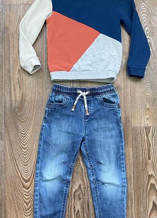 Джинсы для мальчика george 3-4 года свитшот m&s