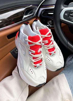 Женские кроссовки nike m2k tekno white red 36-37-38-39-402 фото