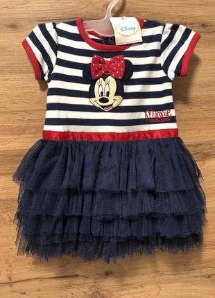 Миле стильне платтячко-боді для дівчинки, 3-6м, disney